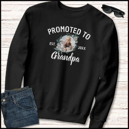 Elegante zwart-witfoto gepromoveerd tot opa trui