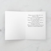 Elegante zwart-witte roos bedankt (Binnen)