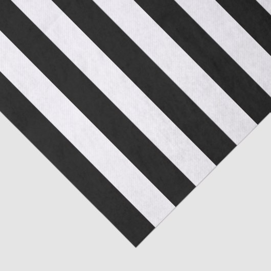 Elegante zwart-witte streep tissuepapier (Detail)