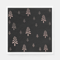 Elegante zwarte blush roze kerstboom