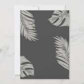 Elegante zwarte boho laat kruis doop kaart (Achterkant)