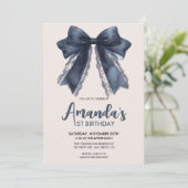 Elegante Zwarte boog verjaardag Kaart (Staand voorkant)