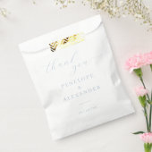 Elegante Zwarte Calligrafie Bedankzakje (Gezegeld)