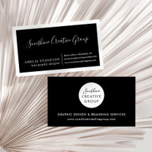 Elegante Zwarte Calligrafie Script Modern