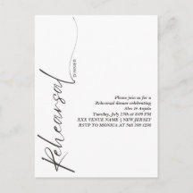 Elegante Zwarte Calligrafie Witte Minimaal Rehears