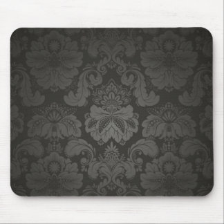 Elegante zwarte damast muismat