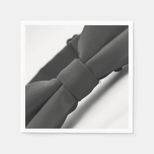 Elegante zwarte das servet van papier (Voorkant)