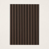 Elegante zwarte en bruine strepen Dank u kaart (Achterkant)
