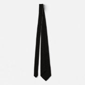 Elegante zwarte en gouden diamanten das (Achterkant)