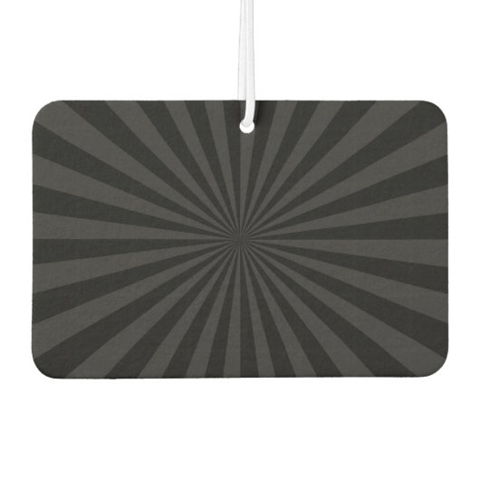 Elegante zwarte en houtskoolburst Pas deze aan Luchtverfrisser (Voorkant)