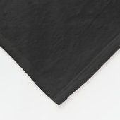 Elegante Zwarte En Witte Gotische Schedel Fleece Deken (Hoek)