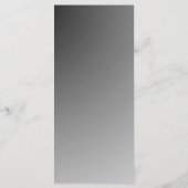 Elegante Zwarte En Witte Huwelijksmenu Menu (Achterkant)