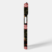 Elegante zwarte fantasie Floral gepersonaliseerd Case-Mate iPhone Case (Achterkant / Rechts)