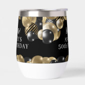 Elegante Zwarte Gouden 50e Verjaardag (Links)