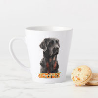 Elegante zwarte hond portret-realistische huisdier