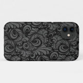 Elegante zwarte iPhone 5 hoesje (Achterkant (horizontaal))