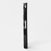 Elegante zwarte kant gepersonaliseerde iPhone-hoes Case-Mate iPhone Case (Achterkant/links)
