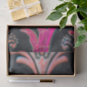 Elegante zwarte koninklijke spinkunst tissuepapier (Geschenk)