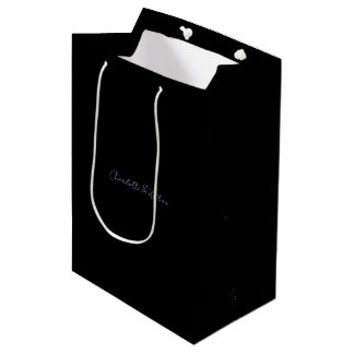Elegante Zwarte Micro Trouwtas Medium Cadeauzakje