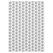 Elegante zwarte midden eeuw mod boog lijnen tafelkleed (Voorkant)