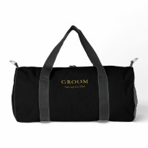 Elegante zwarte reistas voor bruidsjonkers cadeau