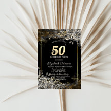 Elegante Zwarte Rozen, Verlichte Zwarte 50e Verjaa