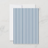 Elegante zwarte RSVP kaart (Achterkant)