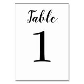 Elegante Zwarte Script Trouw  Kaart (Achterkant)