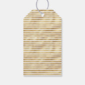 Elegante Zwarte Strik Wilde Bloemen Dank je wel Cadeaulabel (Achterkant)