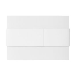 Elegante zwarte & witte Monogram Huwelijksbuikband Uitnodigingen Wikkel