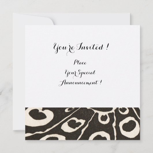 ELEGANTE ZWARTE WITTE PAUW ,RODE ROBIJN EDLSTEEN M KAART (Achterkant)