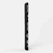 Elegante zwarte witte tropische orchideeën floraal Case-Mate iPhone case (Achterkant/rechts)