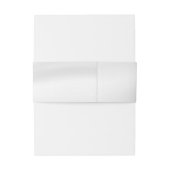 Elegante zwarte zwanen bruiloft uitnodigingen wikkel (Achterkant Voorbeeld)