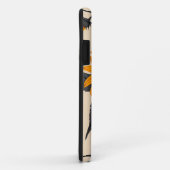 Elegante zwartogige Susans op bruin Case-Mate iPhone Case (Achterkant/rechts)