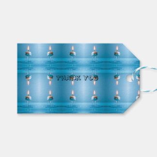 Elegante Zwevende Kaars Cadeaulabel