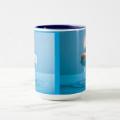 Elegante Zwevende Kaars Mok (Midden)
