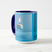 Elegante Zwevende Kaars Mok (Voorkant links)