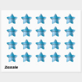 Elegante Zwevende Kaars Ster Sticker (Vel)