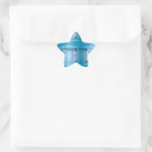 Elegante Zwevende Kaars Ster Sticker (Tas)