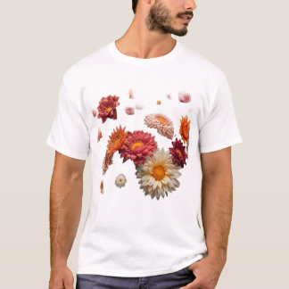 Elegante Zwevende Wilde Bloemen Boeket T-Shirt