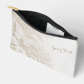 Eleganter Papercut Schmetterling mit Blumenrahmen Etui (Open)