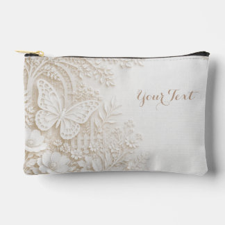 Eleganter Papercut Schmetterling mit Blumenrahmen Etui