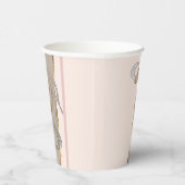 Elegantes Pappgeschirr mit edlem Pferdemotiv Papieren Bekers (Rechts)