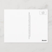 Elegantes Portrait eines schwarzen Friesen Pferdes Briefkaart (Achterkant)