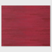 elegantes rotes / dunkelrotes design horizontal cadeaupapier (Vlak)