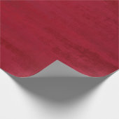 elegantes rotes / dunkelrotes design horizontal cadeaupapier (Hoek)