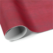elegantes rotes / dunkelrotes design horizontal cadeaupapier (Rol Hoek)