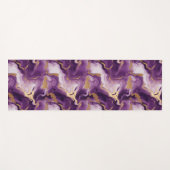 Elegantes vetas doradas y moradas yogamat (Voorkant (horizontaal))