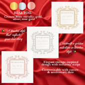  elegantie - 50 jaar liefde folie servetten