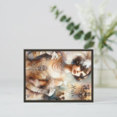 Elegantie Art Deco Briefkaart (Staand voorkant)